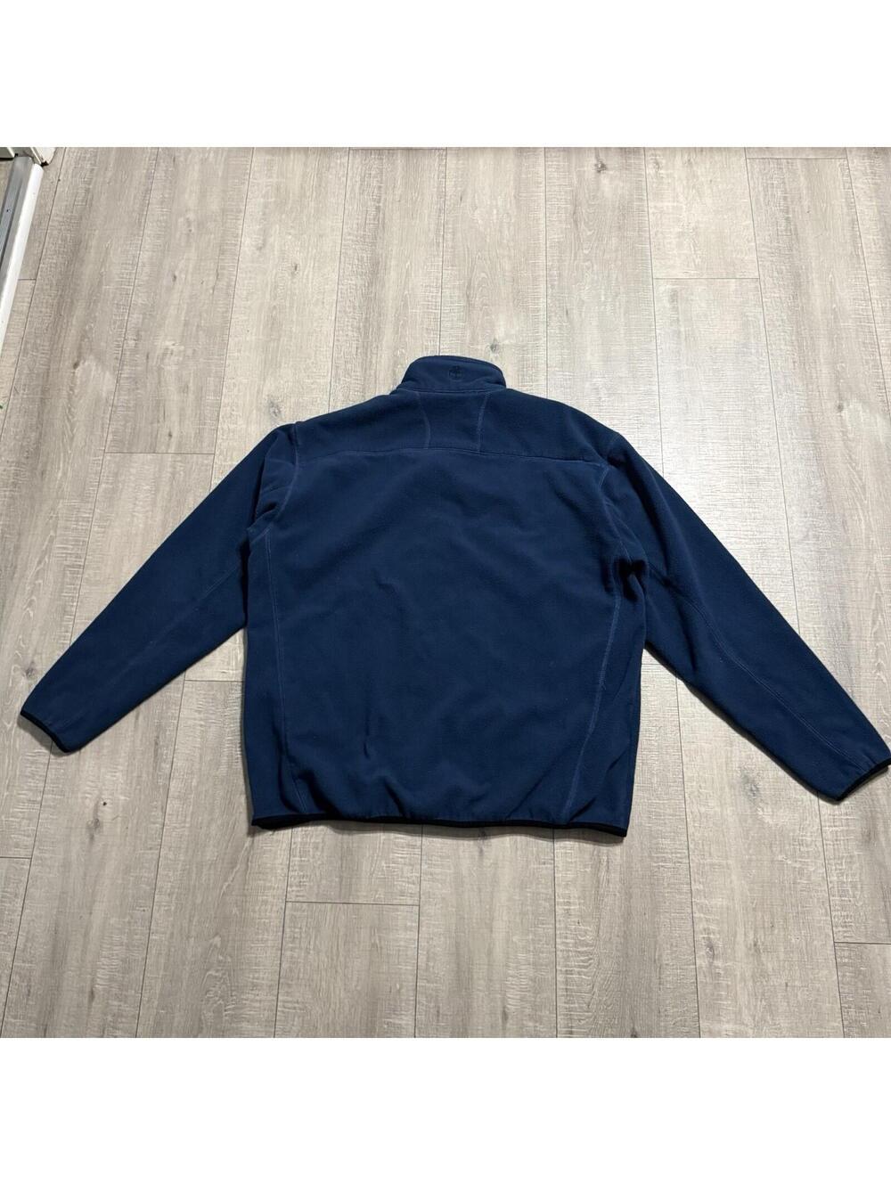 Timberland Fleece Jacket Blue Mens XL - Picture 3 of 8